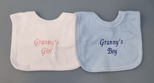 Granny girl/boy bib