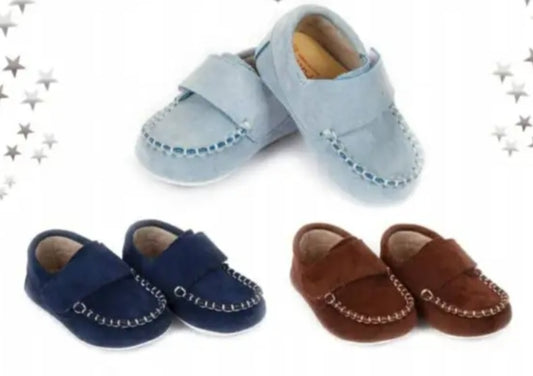 Boys soft sole moccasions