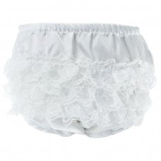 Ivory girl frilly pants