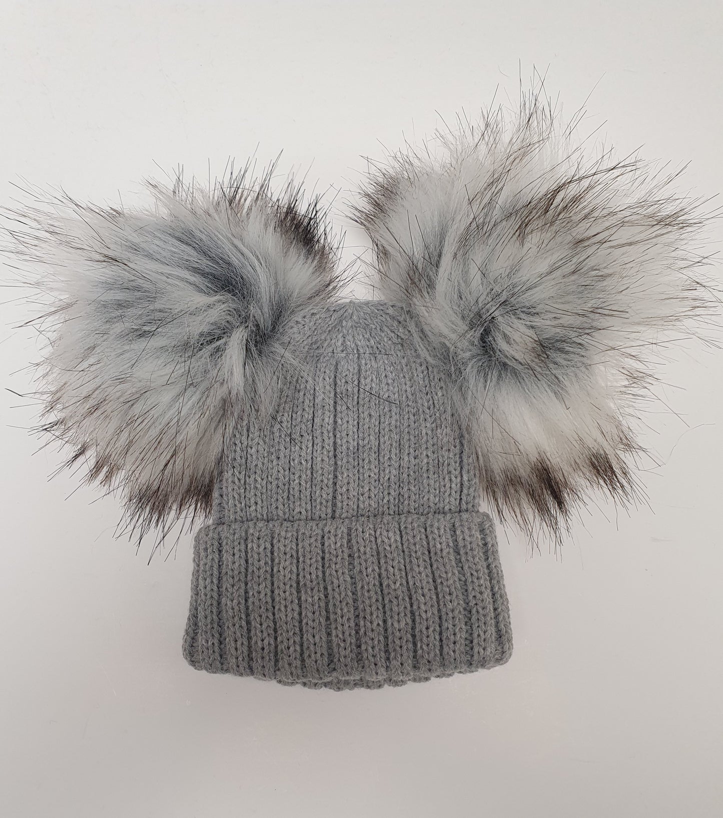 Double fur pom hat (11 colours)