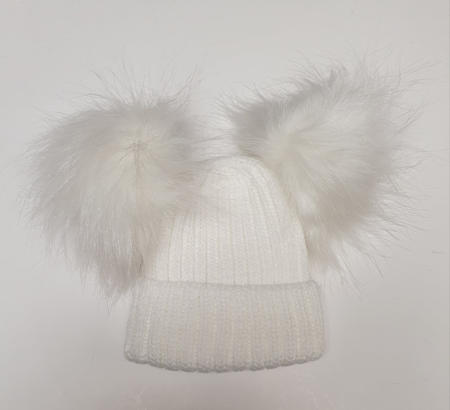 Double fur pom hat (11 colours)