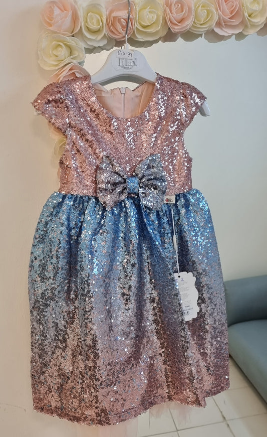 Full sparkle girls dress (2 colours)