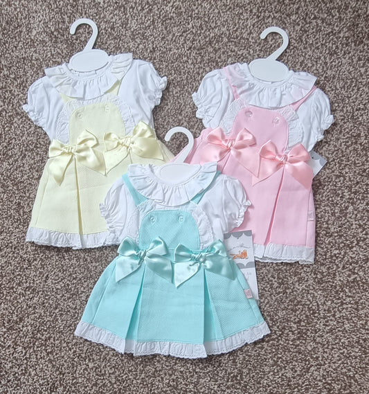 stunning 3 colours pinafore dresses