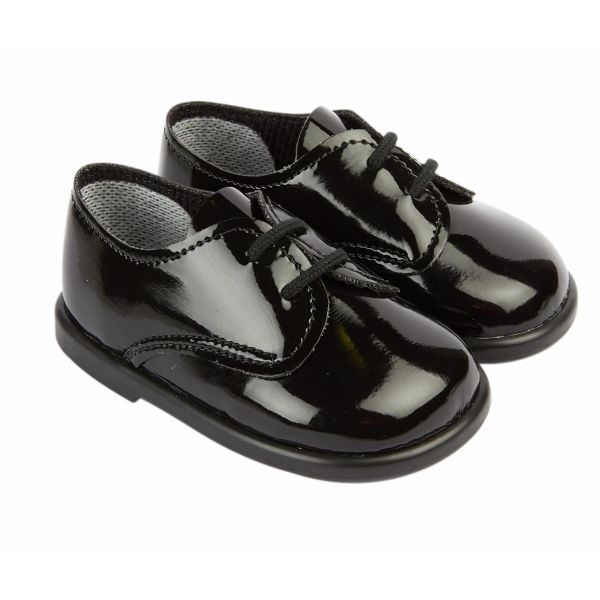 Boys laced hard sole baypod shoes