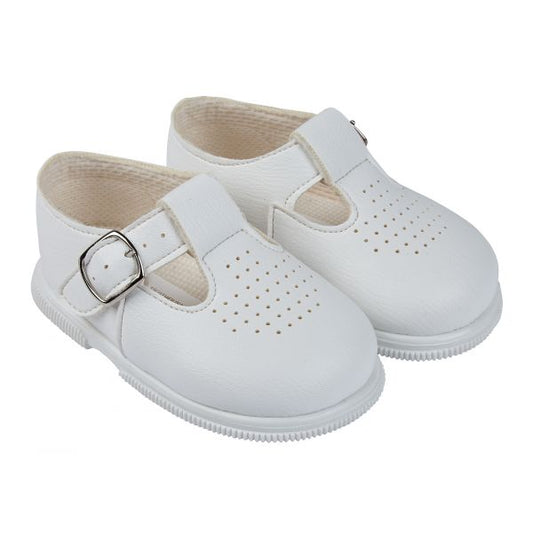 Unisex white hardsole baypod shoes