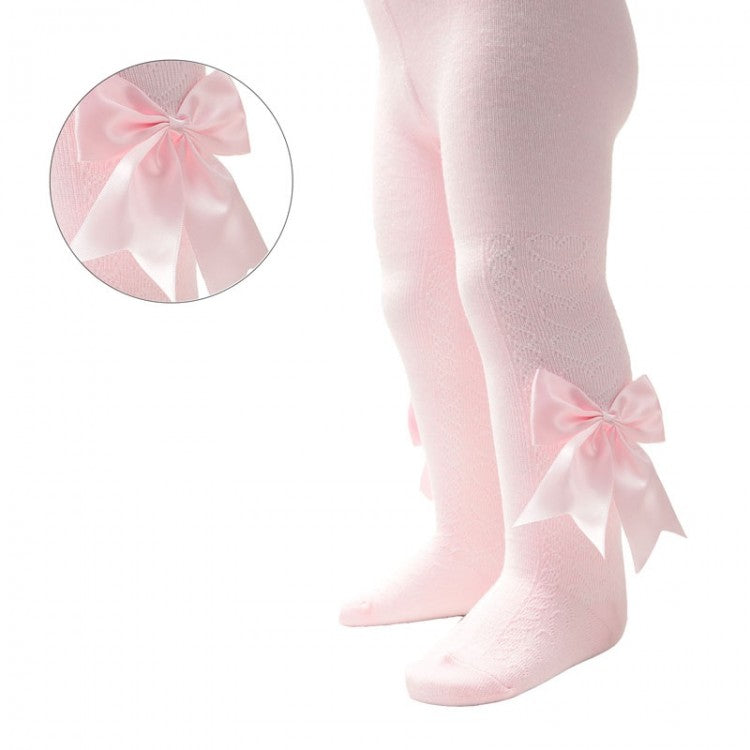 Girls bow tights 6 colours