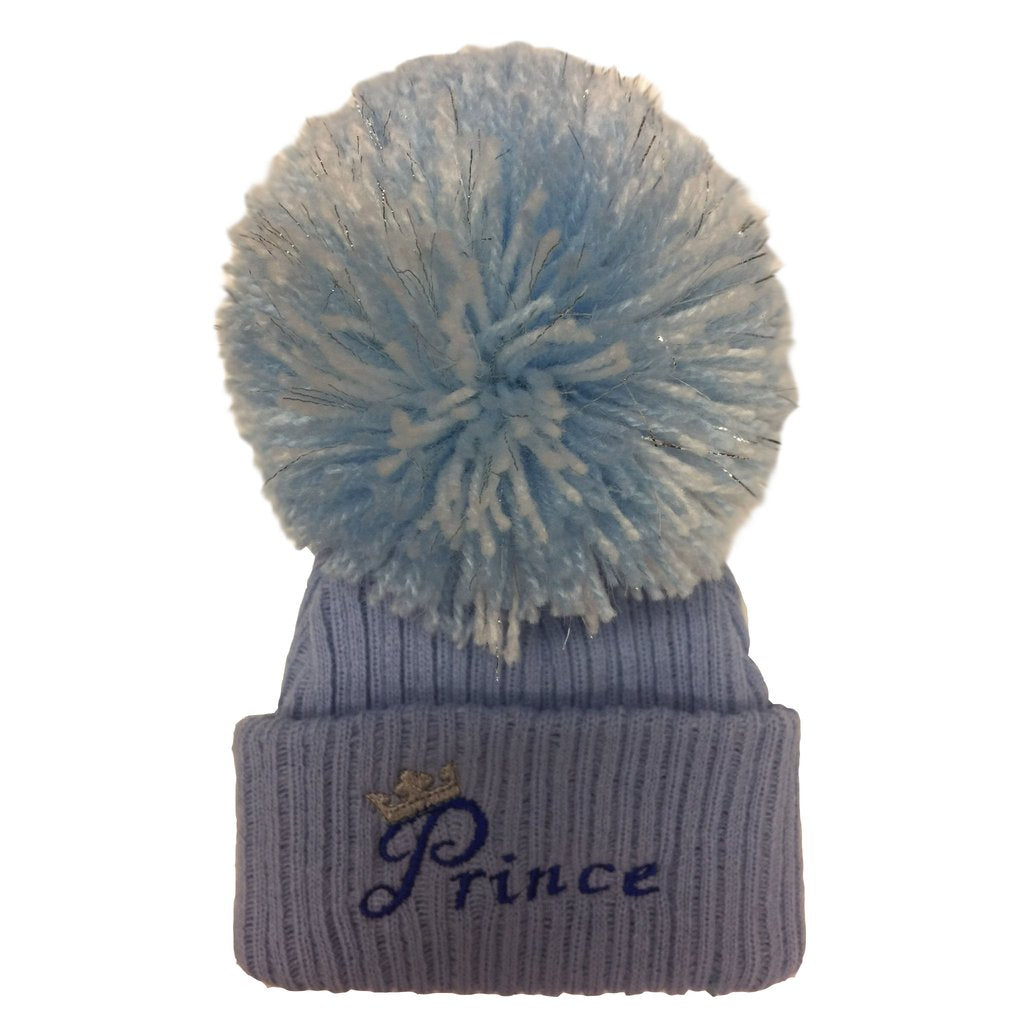 Prince/ Princess pom hat