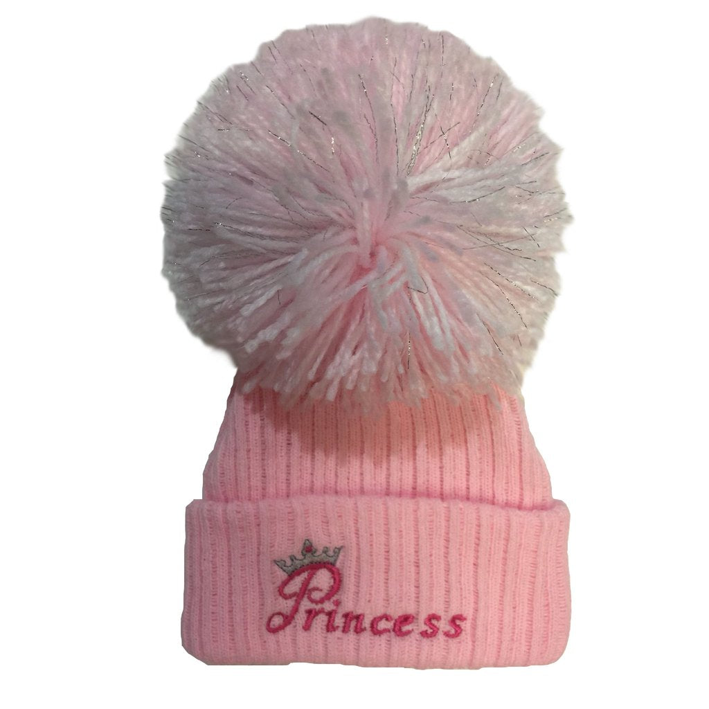 Prince/ Princess pom hat